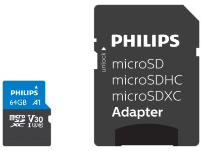 philips-micro-sdxc-card-64gb-class-10-uhs-i-u3-incl-adapter-fm64mp65b00